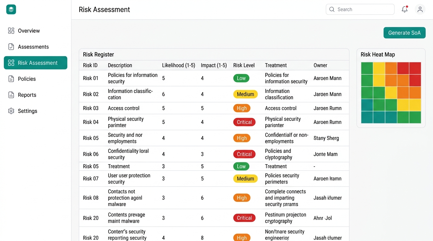 Mapeo de controles ISO 27001 Anexo A